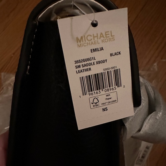 Michael Kors Emilia Small Leather Crossbody Bag - Picture 11 of 11